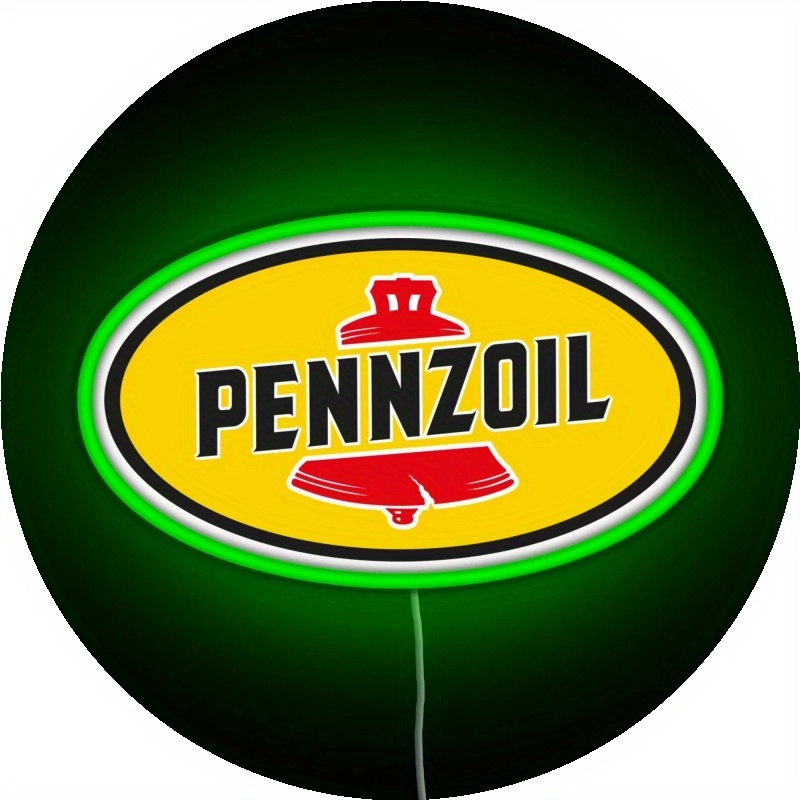 Auto Repair Shop Signs - 2D plat rond LED neon metalen
