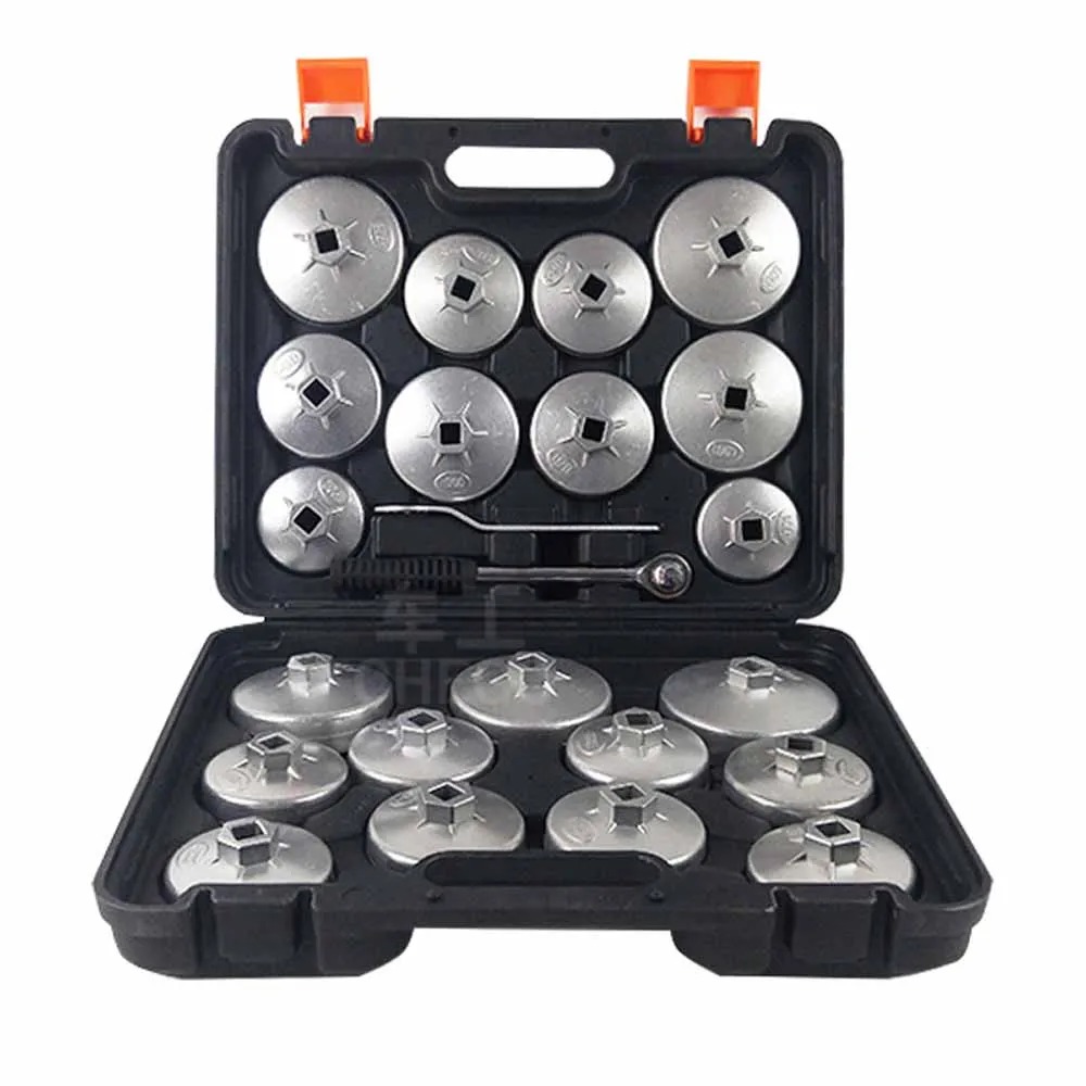 Oil Filter Wrench - 23-delige Set Oliefiltersleutel Demontagegereedschap