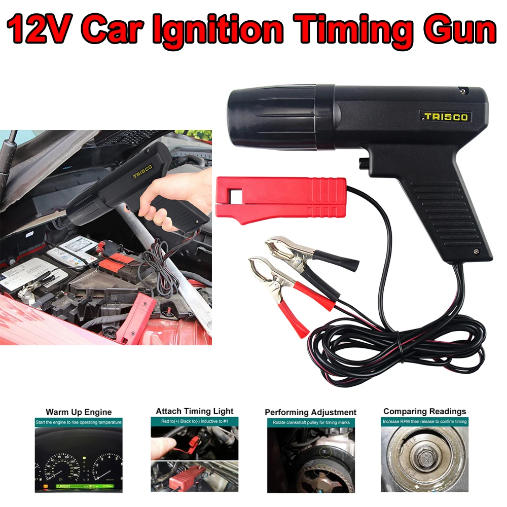 Timing Light Gun - 12V Auto Ontsteking Timing Pistool Benzinemotor