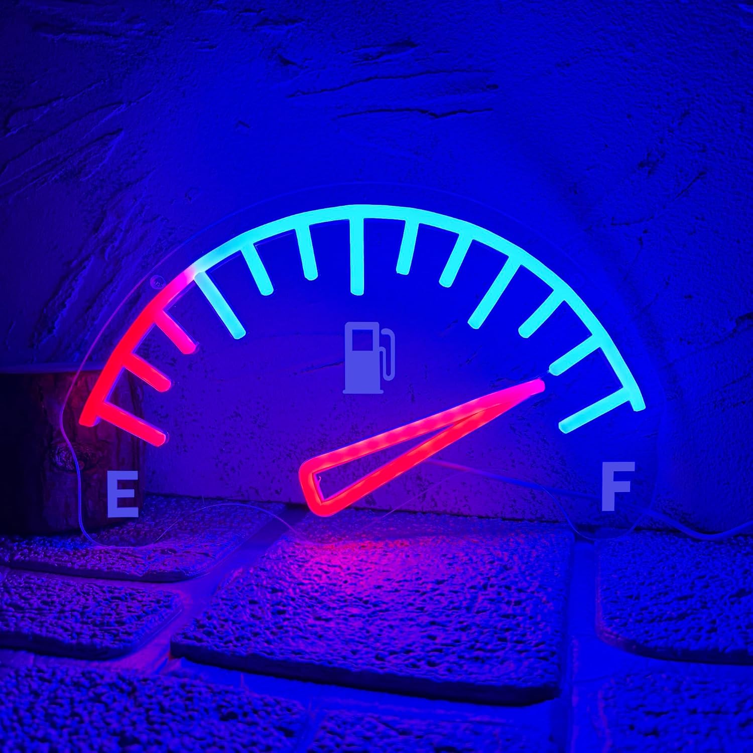 Auto Repair Shop Signs - Auto Brandstofmeter LED Neonbord USB Neonlicht