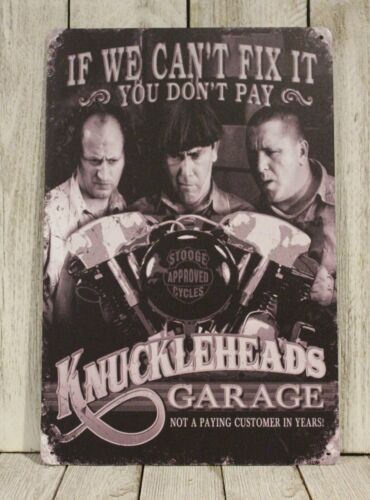 Knuckleheads Garage Tin Metal  - Auto Repair Shop Signs recensie en prijs
