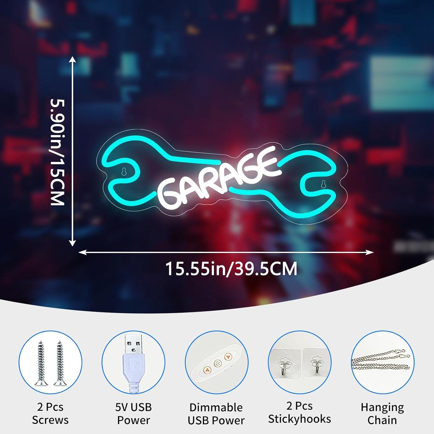 Garage Neonbord USB-aangedreve - Auto Repair Shop Signs recensie en prijs