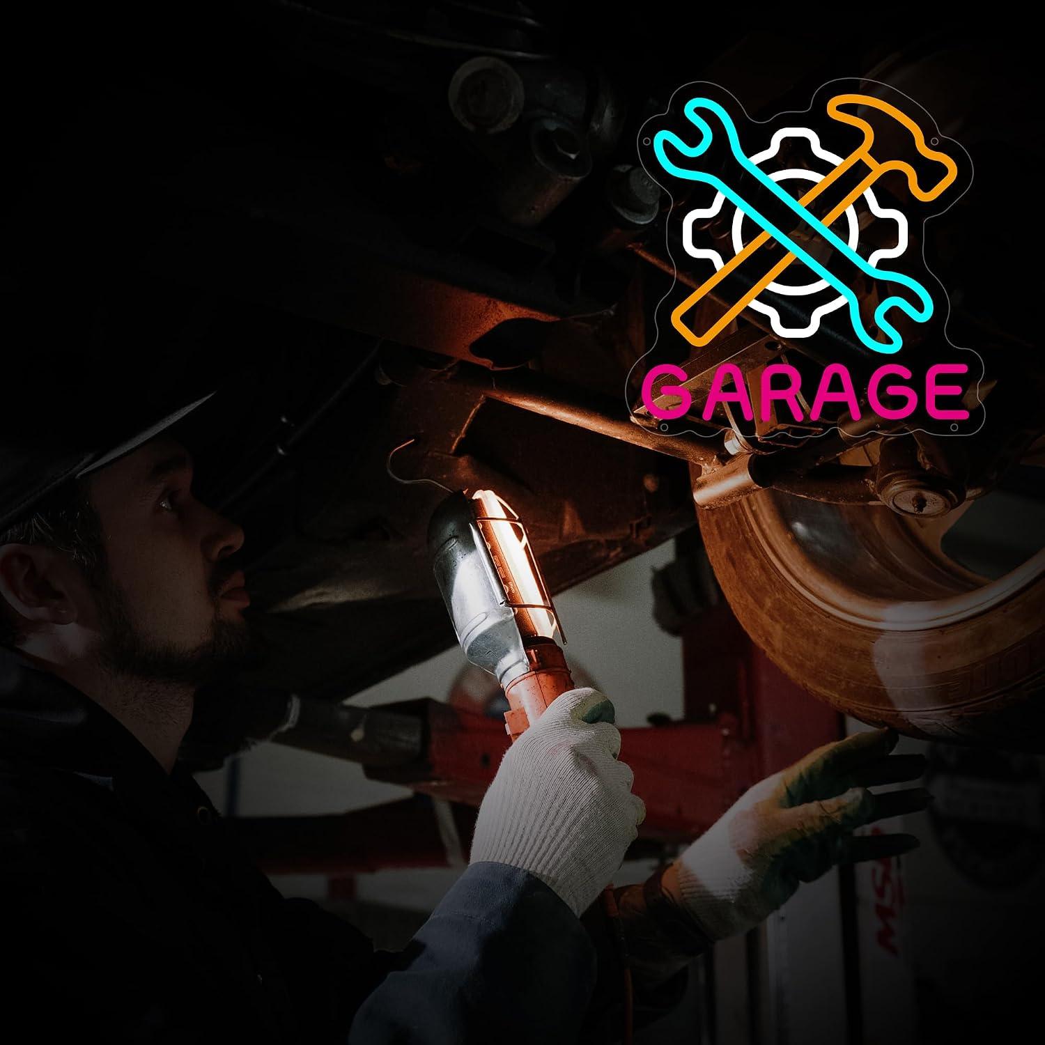 Garage-neonreclame met LED-ver - Auto Repair Shop Signs recensie en prijs