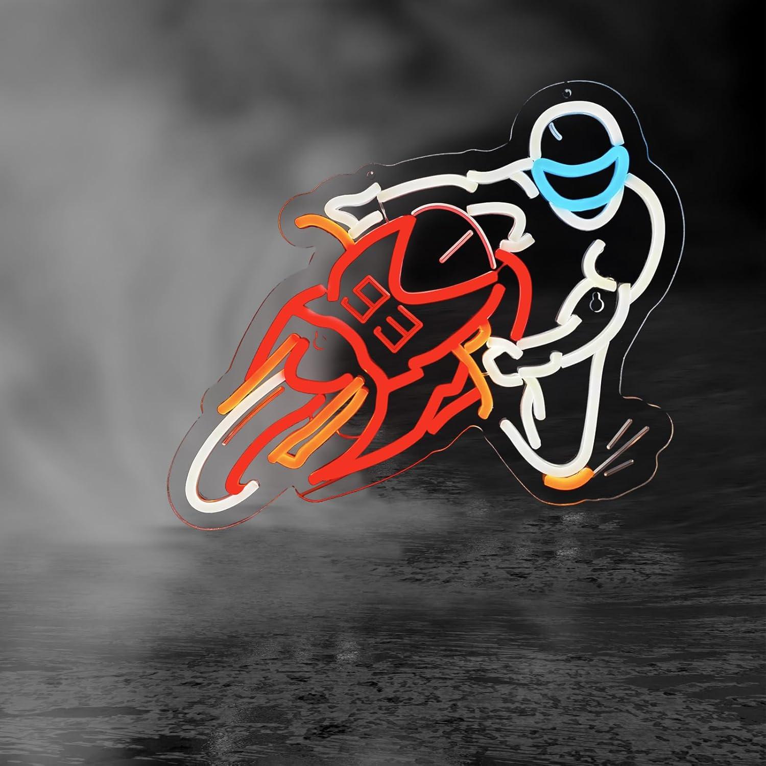 Motorrace bochten neonbord USB - Auto Repair Shop Signs recensie en prijs