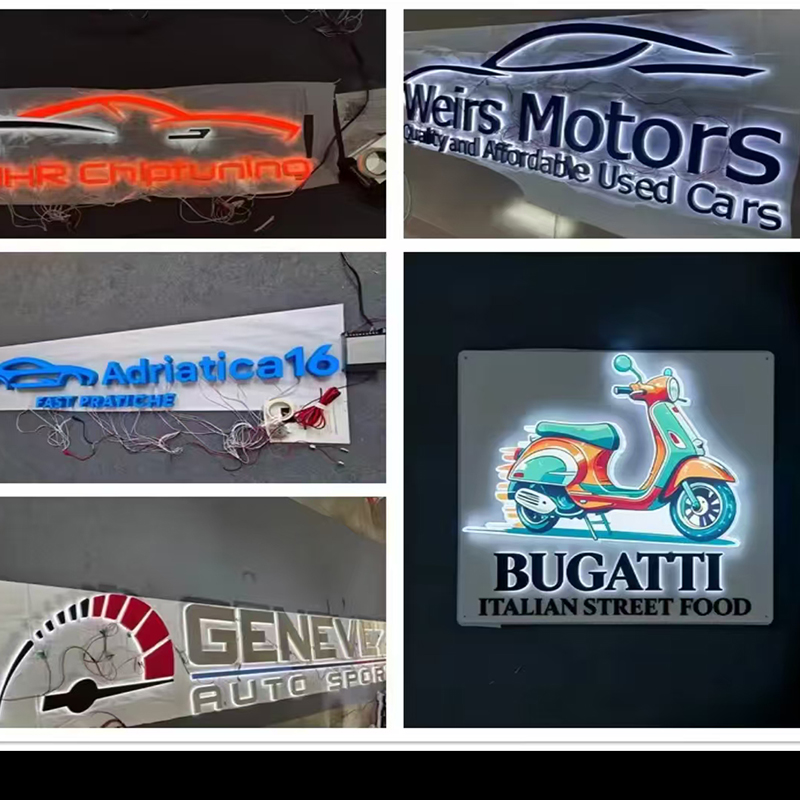 Op maat gemaakte LED-verlichte - Auto Repair Shop Logo recensie en prijs