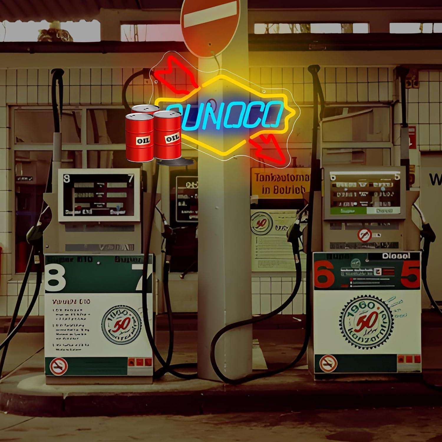 Tankstation Neonbord Olie USB  - Auto Repair Shop Signs recensie en prijs