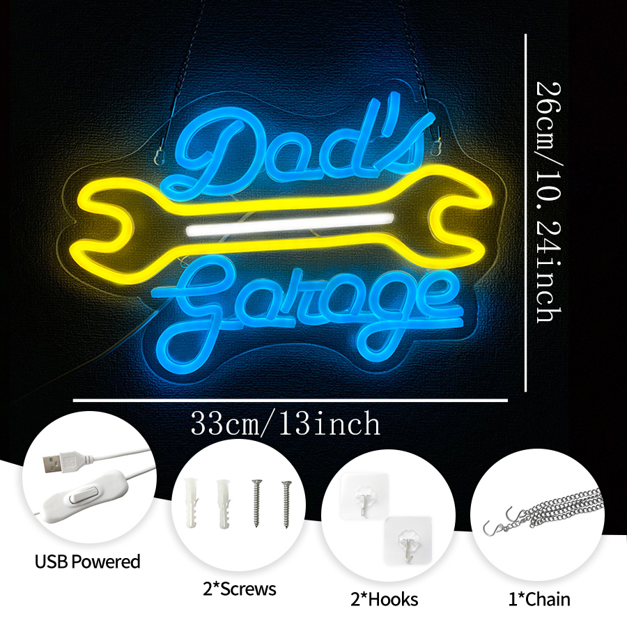 Garage Neonbord voor wanddecor - Auto Repair Shop Signs recensie en prijs